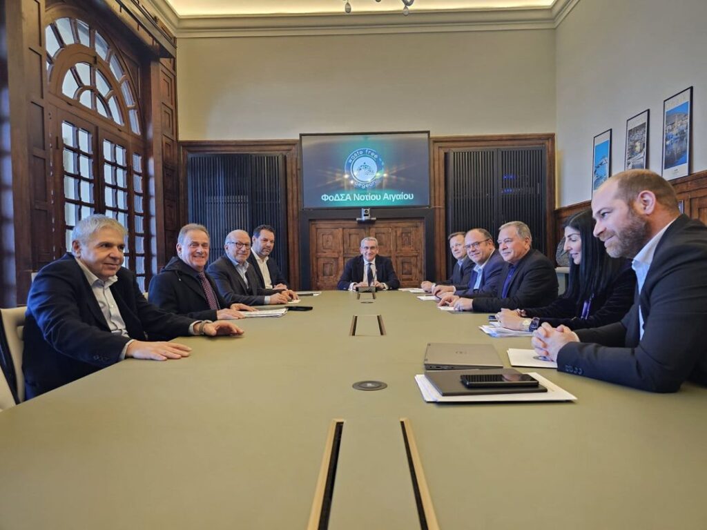 O Δήμαρχος Καλύμνου Γιάννης Μαστροκούκος μέλος του ΔΣ του ΦΟΔΣΑ Νοτίου Αιγαίου