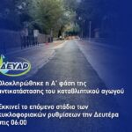 Κυκλοφοριακές Ρυθμίσεις στην Οδό Δημοκρατίας – Ολοκληρώθηκε ήδη η Α’ φάση του έργου για τον καταθλιπτικό αγωγό