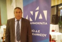Τα αποτελέσματα των εσωκομματικών εκλογών της ΝΔ για την ΔΗΜΤΟ Ρόδου – Πρόεδρος ο κ. Τσαμπίκος Καραγιάννης