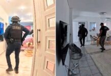 Video από την επιχείρηση για Ρομά που είχαν βγάλει εκατομμύρια από απάτες: Άνδρες των ΟΠΚΕ εισβάλλουν σε σαλόνια με όπλα και ασπίδες