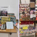 Κατασχέθηκαν πάνω από 90.000 βεγγαλικά στην επιχείρηση «Spark – Down» της ΕΛΑΣ πριν το Πάσχα -Video