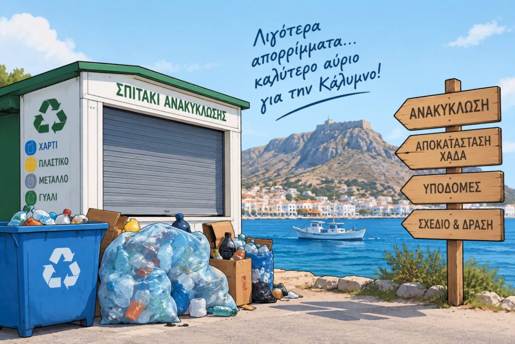 Ανακύκλωση και απορρίμματα: Οι υποχρεώσεις των Δήμων, οι καθυστερήσεις και το κρίσιμο στοίχημα για την Κάλυμνο